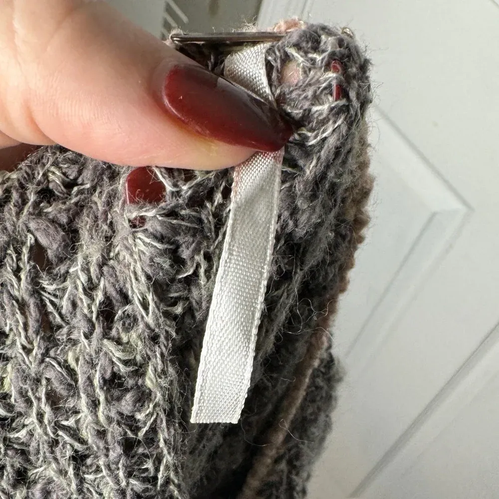 FREE PEOPLE Lake Tahoe Color block Cardigan Sweater Grandma Core Size‎ S - Image 5