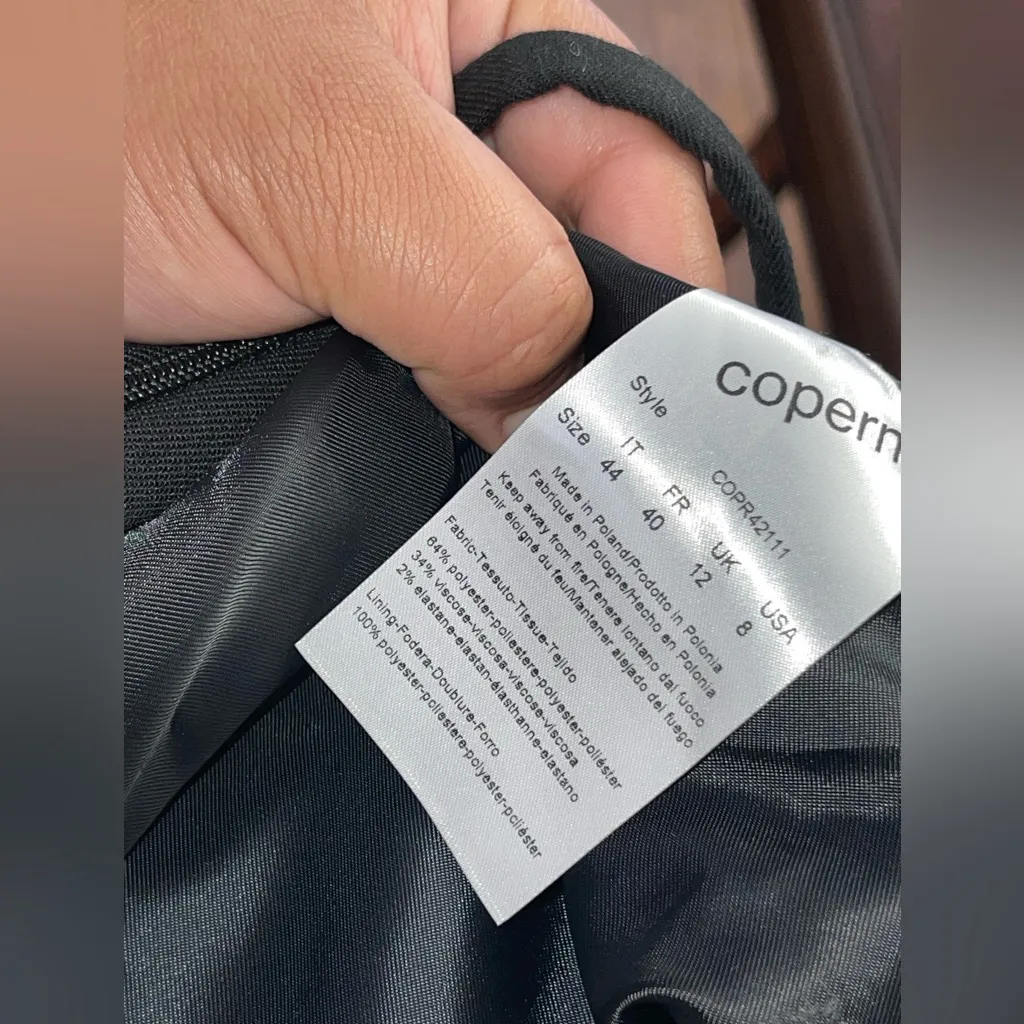 Coperni Paris Black Satin Size 8 - Image 8