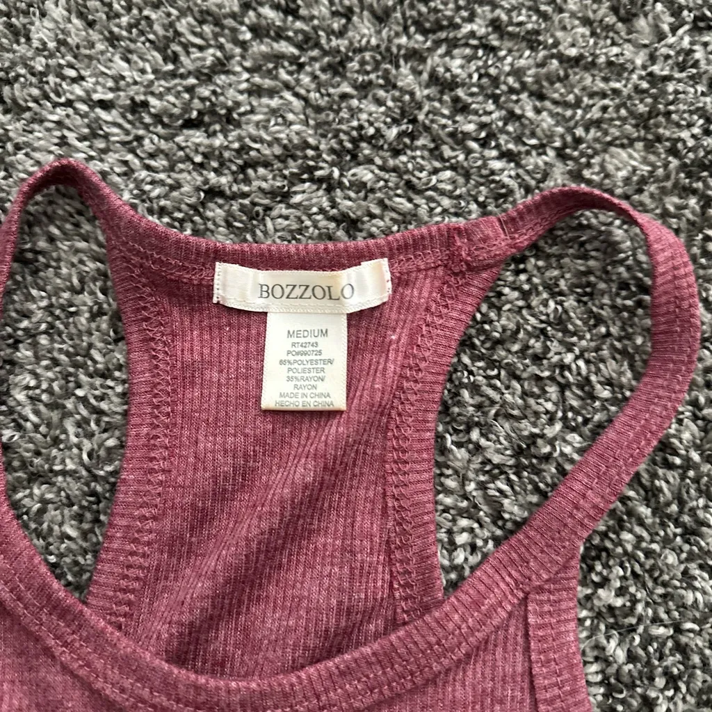 Bozzolo Mauve Tank Top - Image 2
