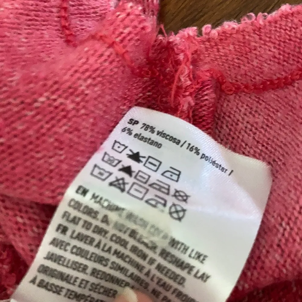 American Eagle Tie Dye Pink Ultra Soft Pullover Sweater Top Blouse Small S EUC - Image 5