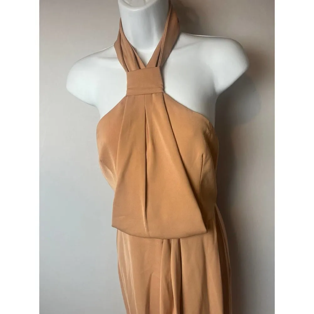 Shona Joy Core Taupe Knot Dress Sz. 4 - Image 3