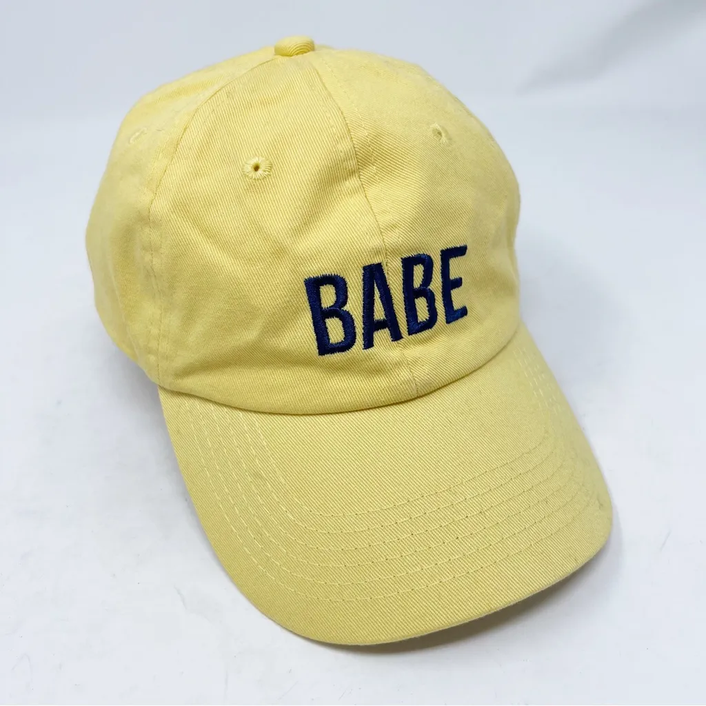 Swish “Babe” Embroidered Yellow Baseball Hat - Image 5