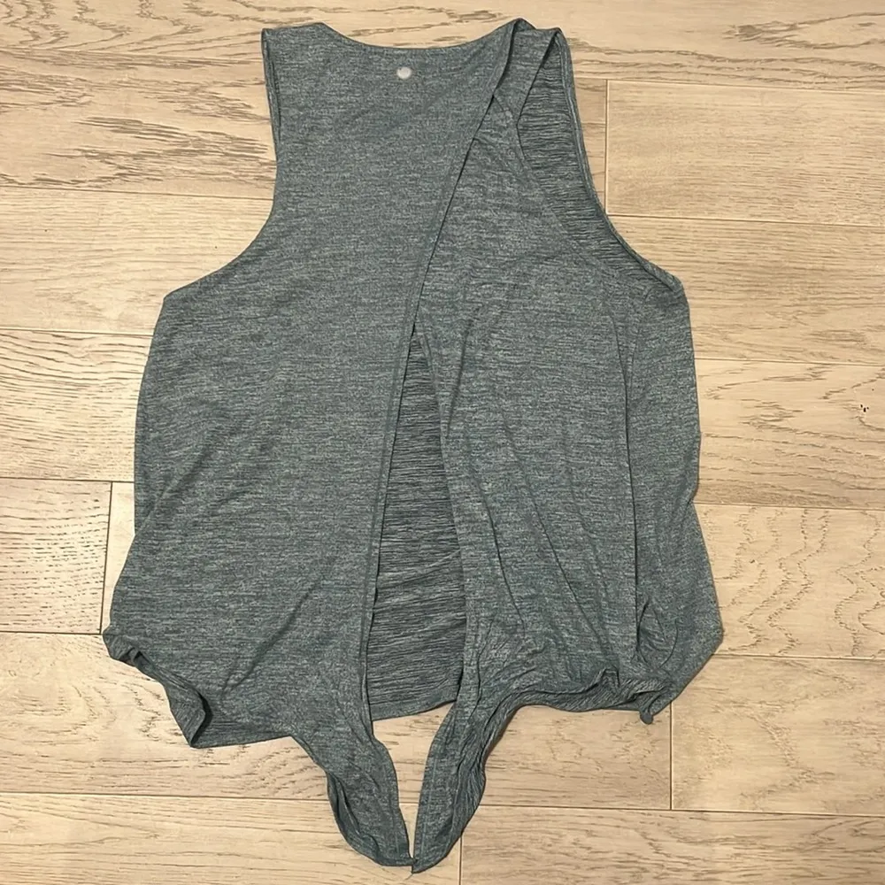 90 degree by Reflex Blue Green Tank Top Tie Back Size Large - Image 6