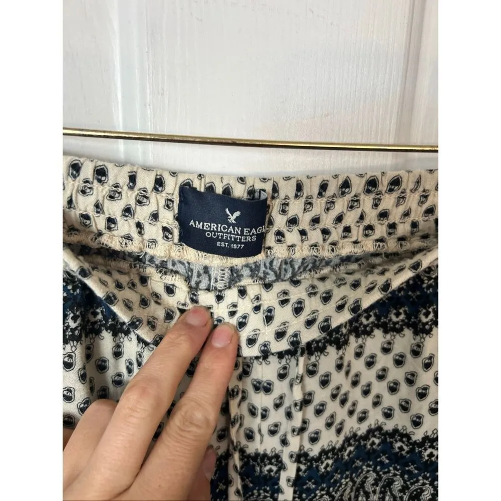 American eagle Wide Leg Printed Pants S Boho - Image 2