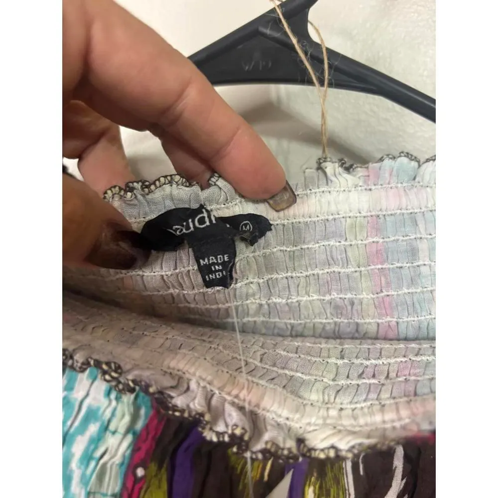 Vibrant Multicolor Maxi Skirt by Chaudry Size Medium - Image 3