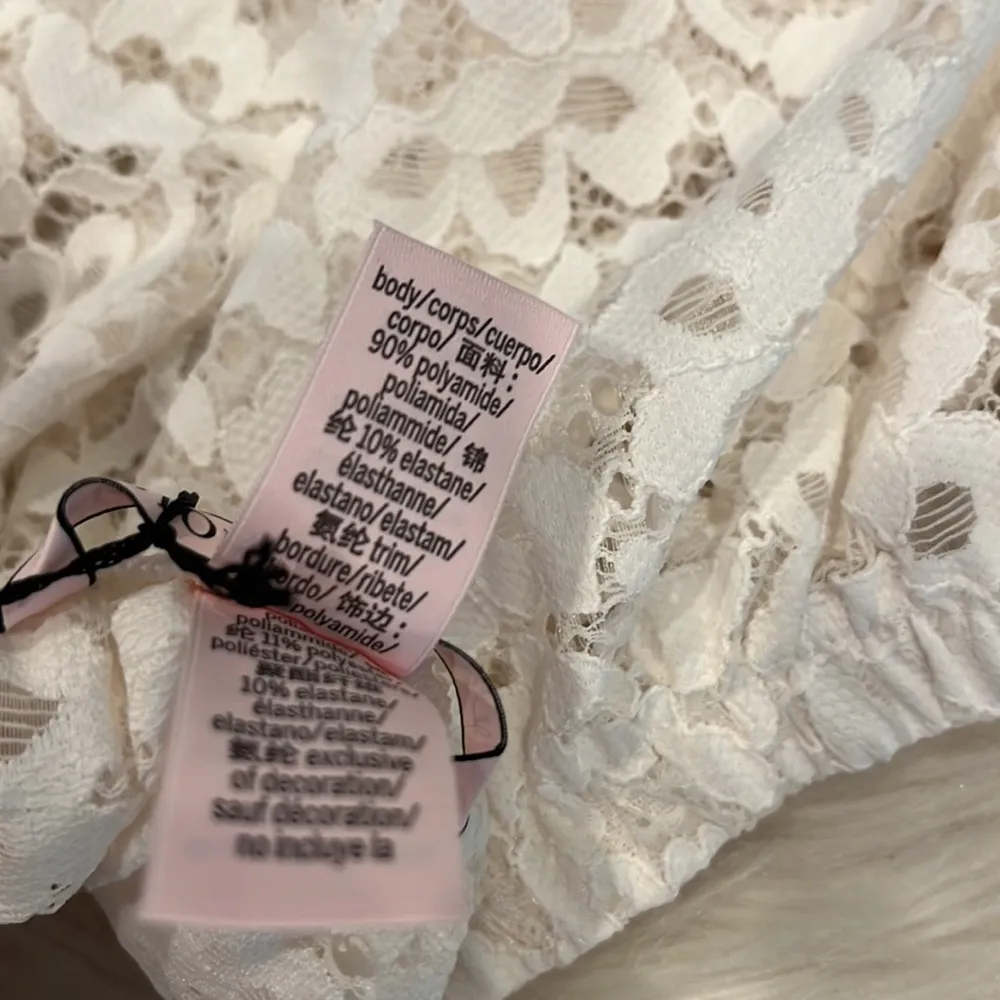 NWT Victorias Secret XS White Ivory Lace Sleep Shorts - Image 11