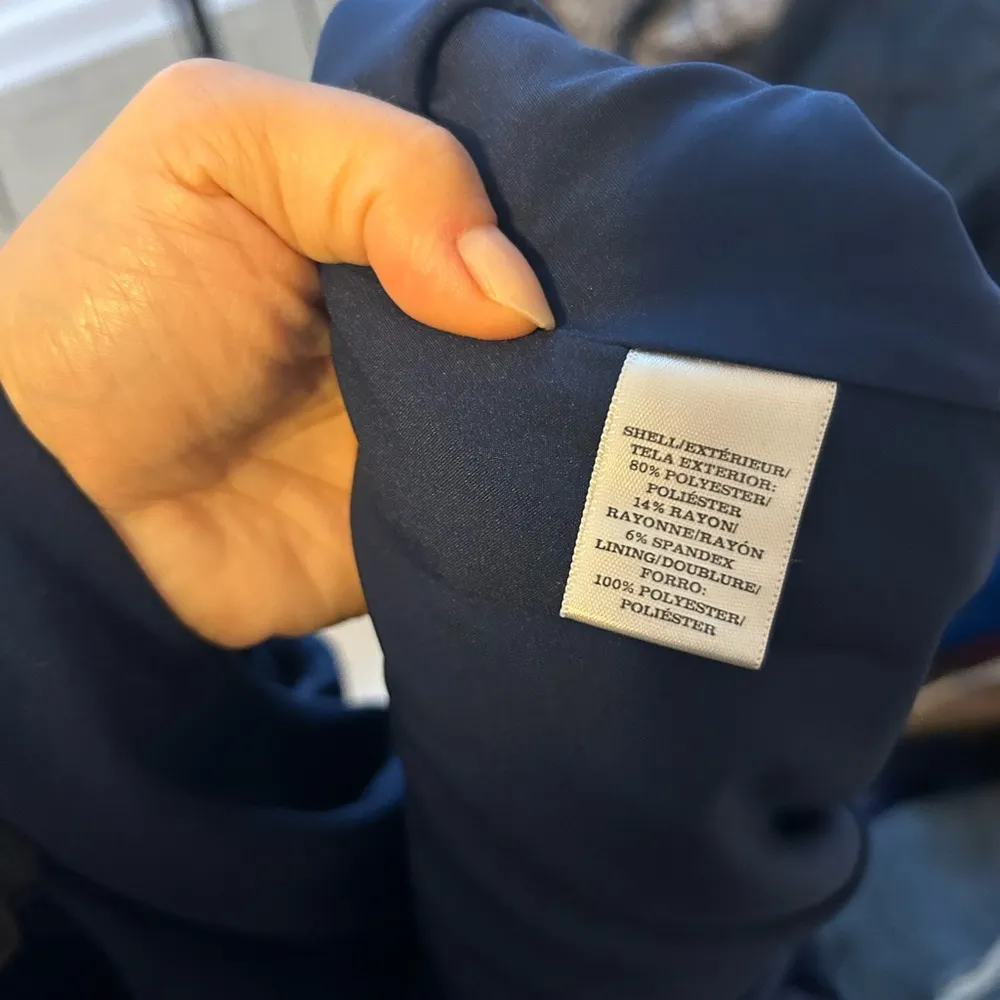 Ann Taylor Navy Blue Career Shift Dress - Image 3