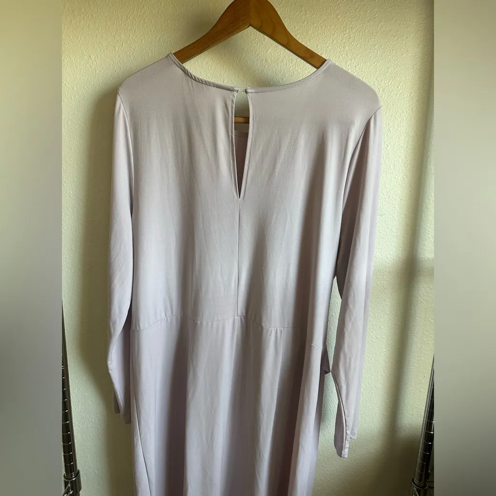 ELOQUII Lilac Midi Dress. - Image 7