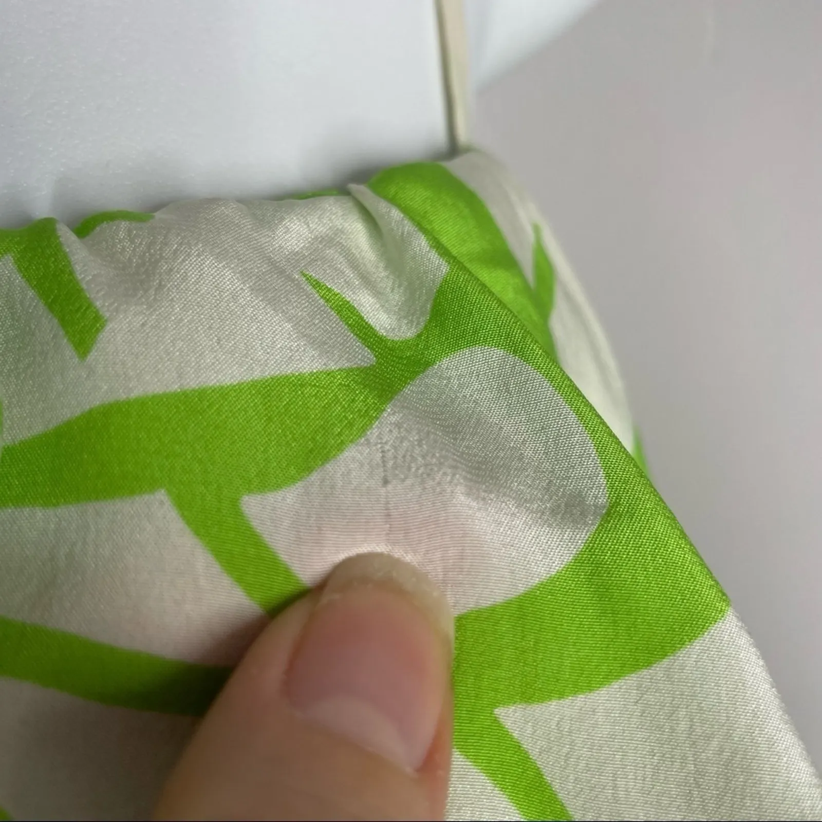 LILLY PULITZER Silk Dress Womens Size 4 Floral Beaded Ruffle Maximalist Colorful - Image 10