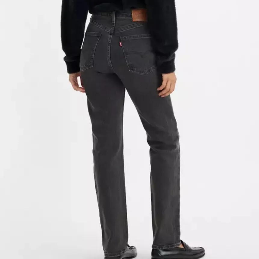 Levi’s 70s High Classic Straight Black Jeans - Image 2