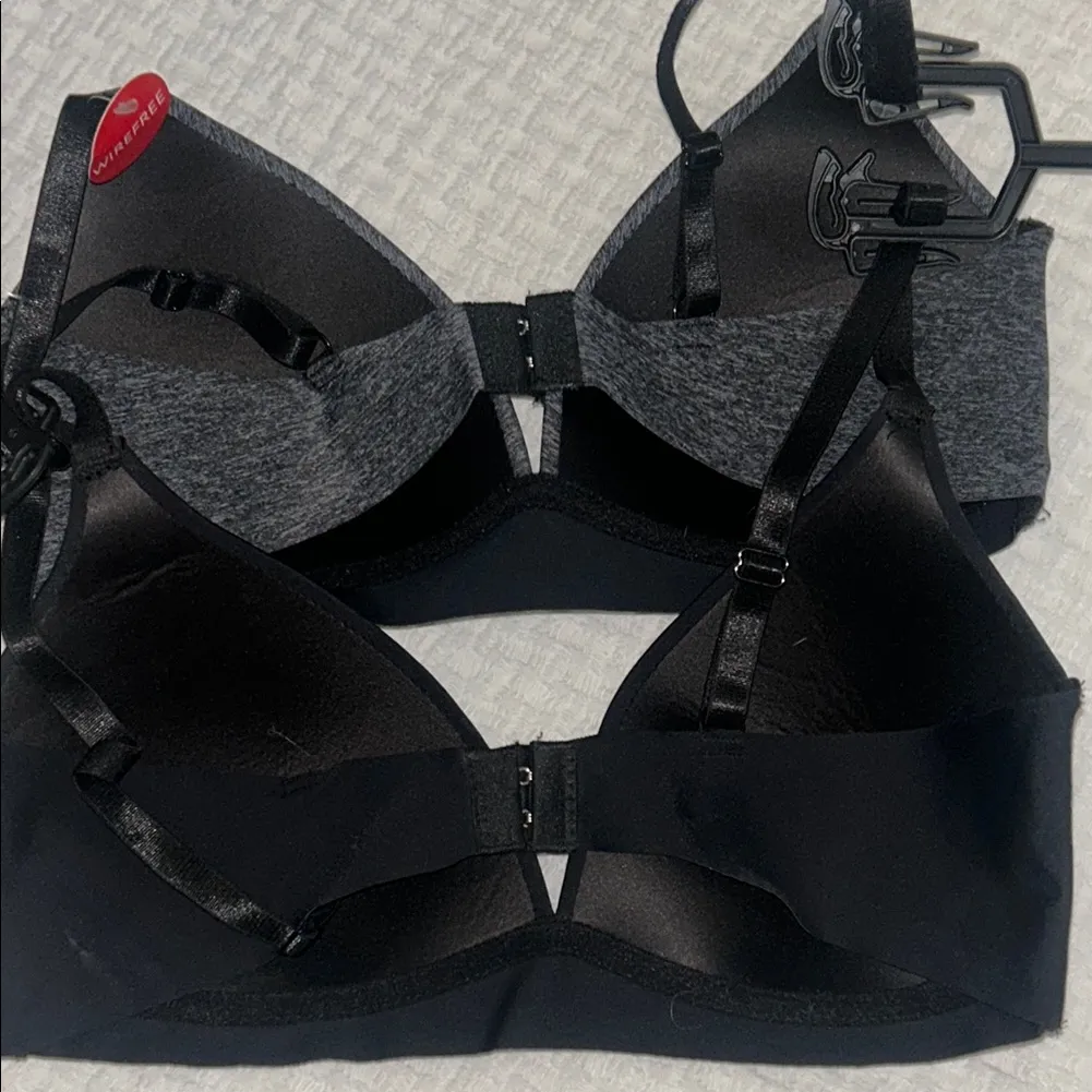Charcoal Gray and black Women's Bra 2 Pack Size undefined - Image 7