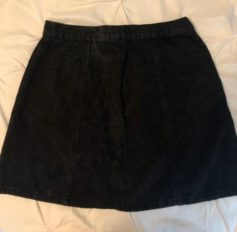 Black Jean Skirt  - Image 2