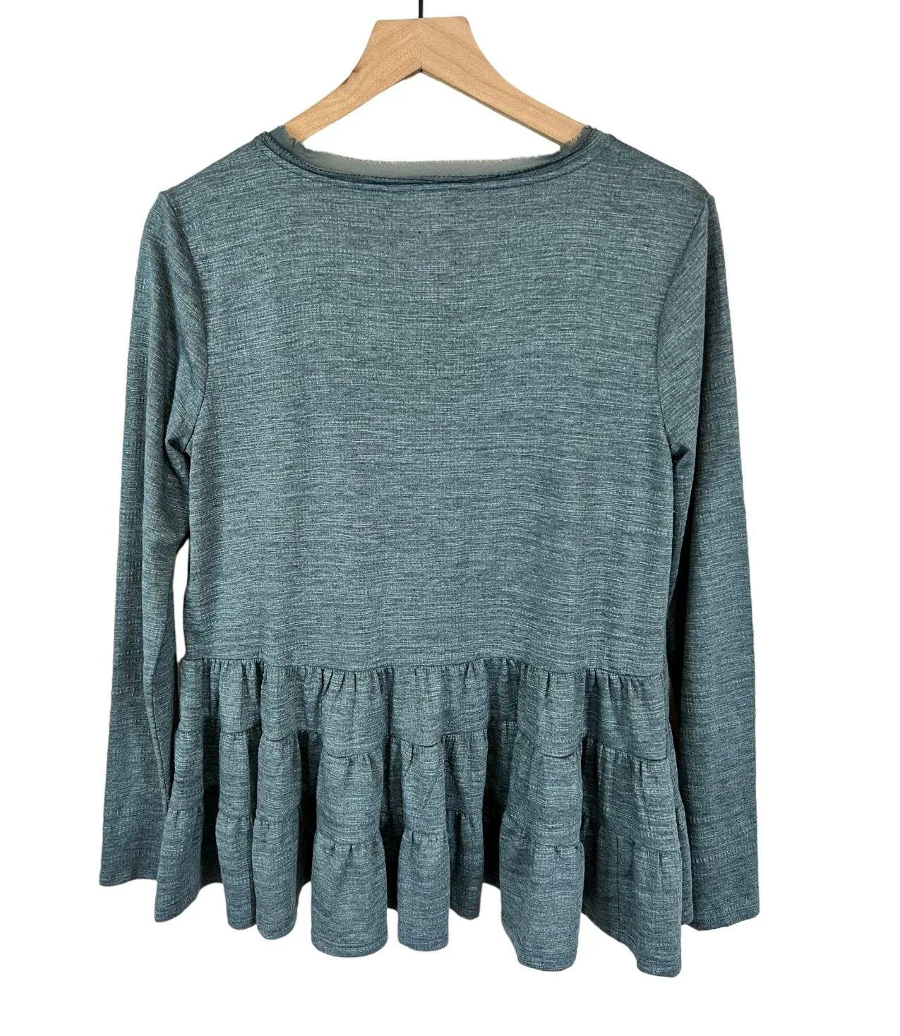 Deletta Thea Ruffle Peplum Top - Image 4