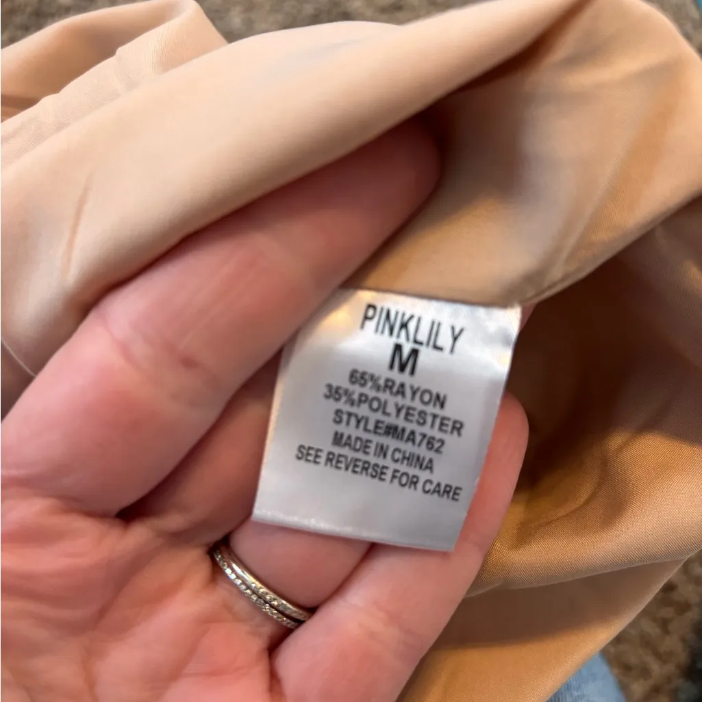 Pink Lily  Floral Boho Smock Waist Romper - Image 5