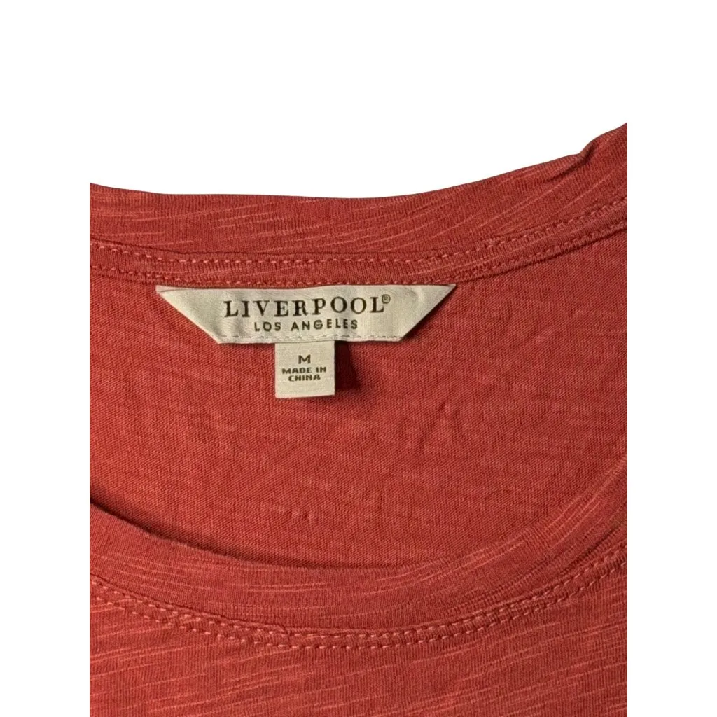 Liverpool Los Angeles Womens Sleeveless Coral Top Medium Casual Summer Wear Tee - Image 6