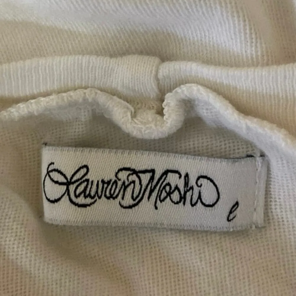 Lauren Moshi Ashlin White Red Lips Graphic Print Sleeveless Cami Tank Top Size L - Image 4