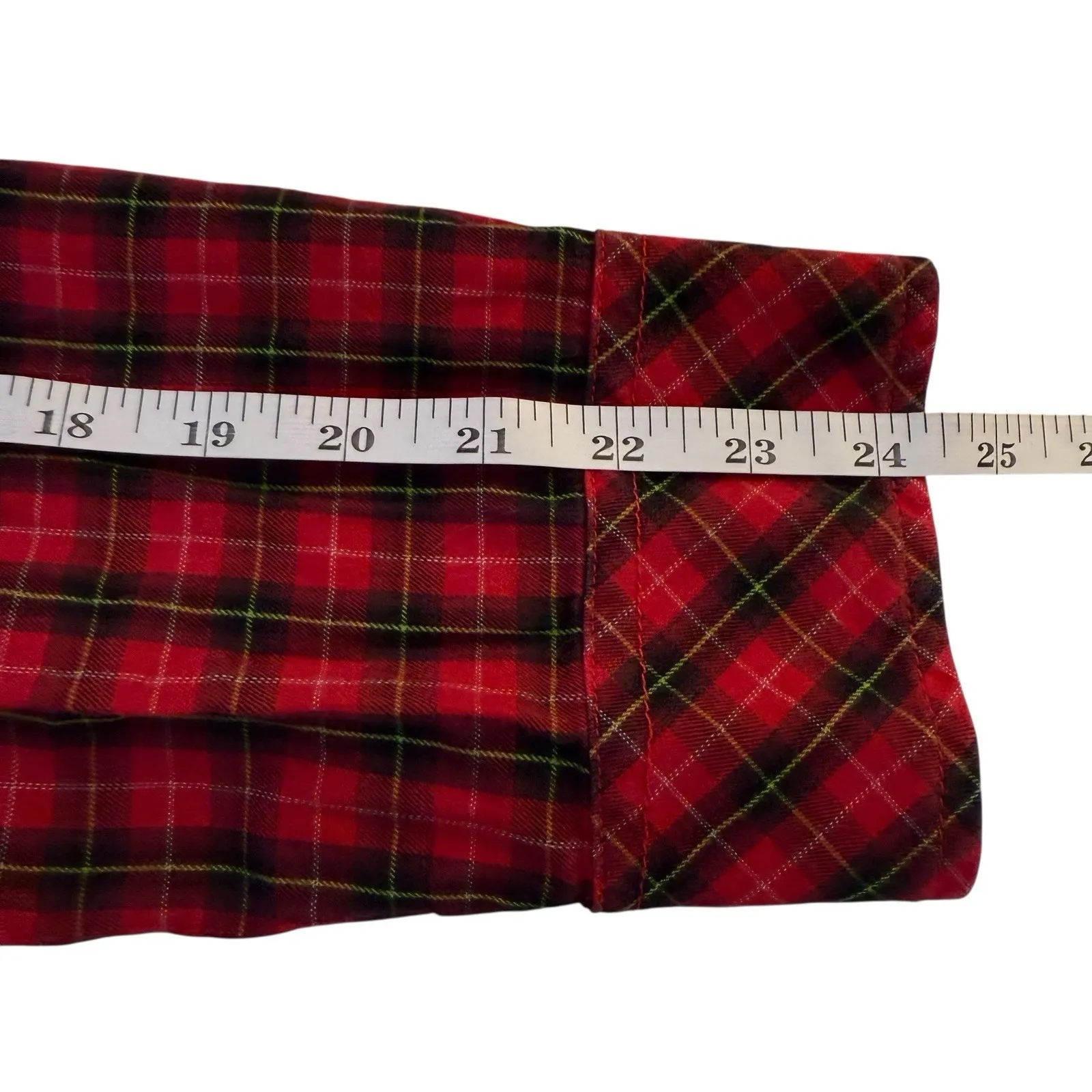 Victoria's Secret Red Plaid 2 Piece Pajama Set XL Holiday Christmas Heritage - Image 10