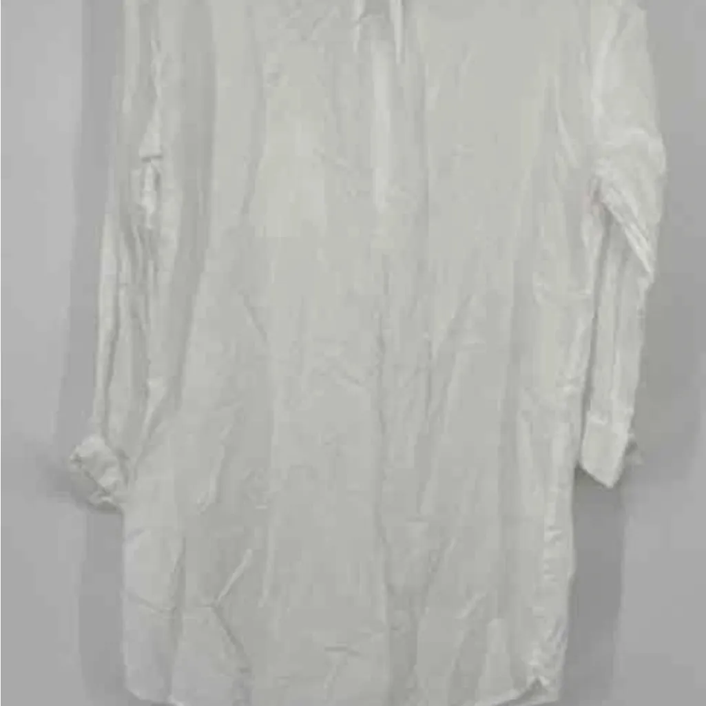 Victoria’s Secret White Cotton Button-up Sleep Shirt NWT Size Medium - Image 4
