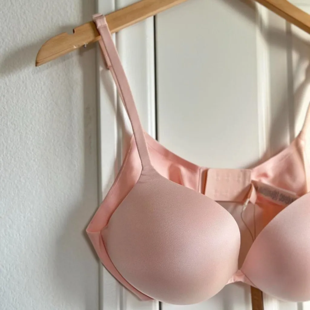 Skims Ultimate Teardrop Push Up Plunge Bra in Primrose, Size 36B - Image 7