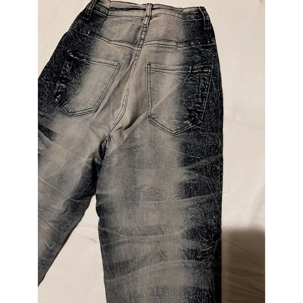 Aphrodite Jeans Women‎ Size 24 24x28 Skinny Straight Leg Stretch Blue 0215 - Image 5