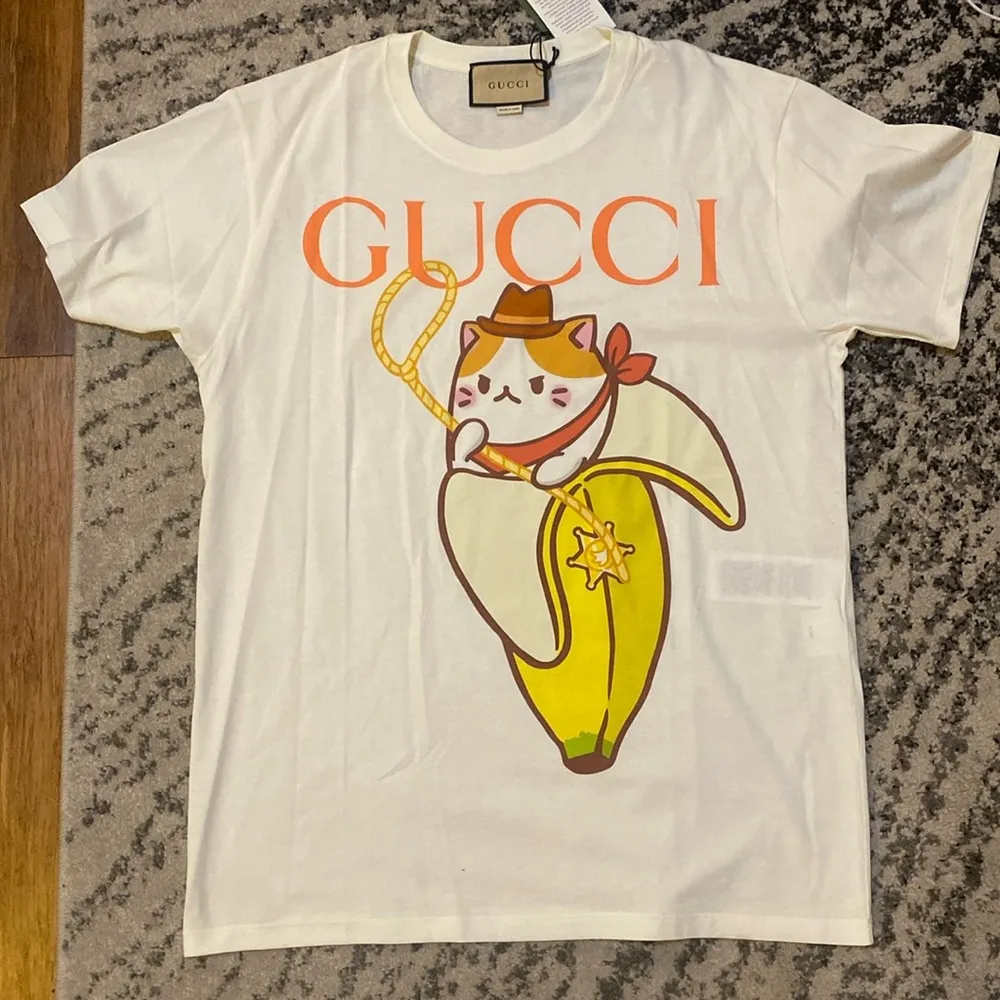 Gucci x Bananya graphic-print cotton T-shirt - Image 2