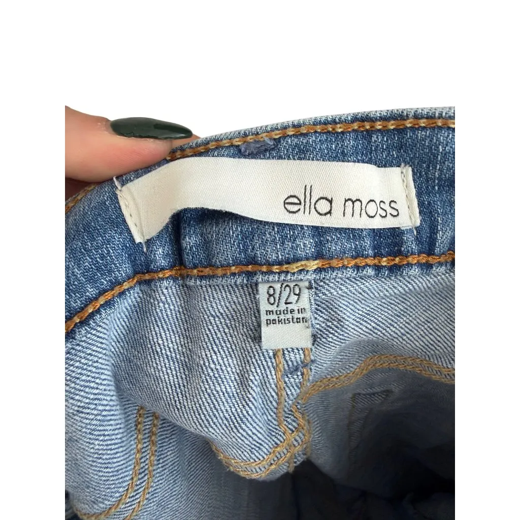 ELLA MOSS High Rise Waist Straight Jeans Size US 8 / 29 - Image 8