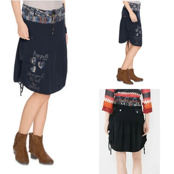 Desigual Skirt Sz 36 - Image 2