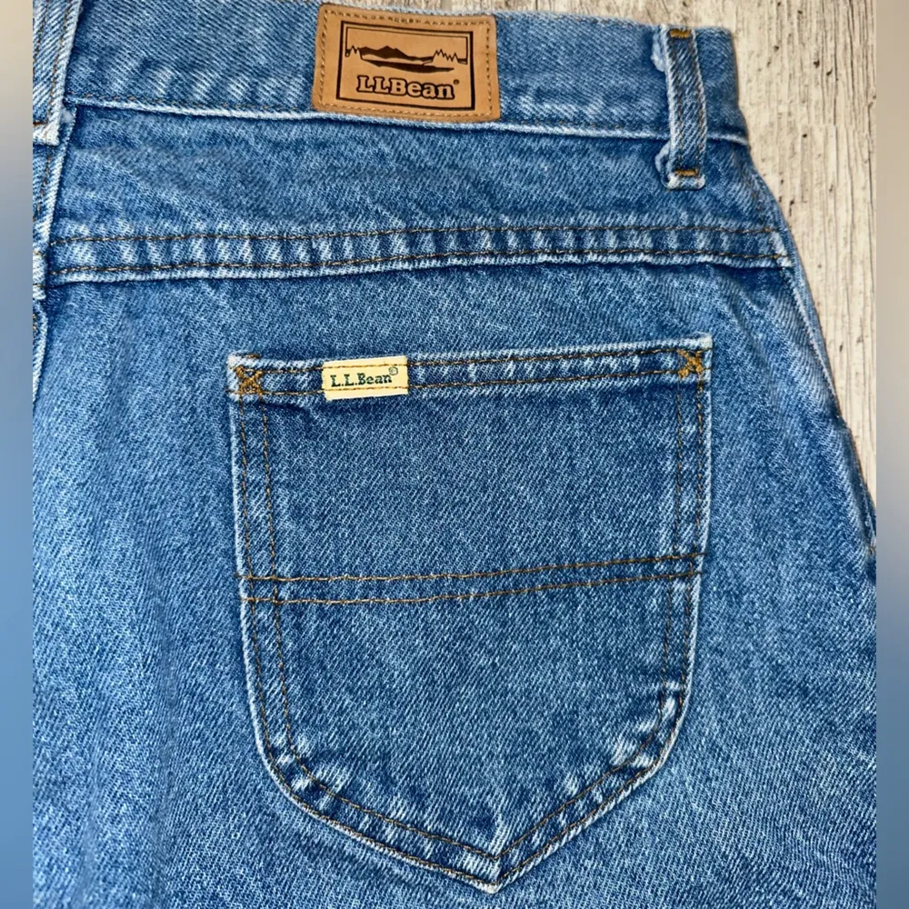 L.L. Bean Straight Leg Jeans Blue Size 10 - Image 6