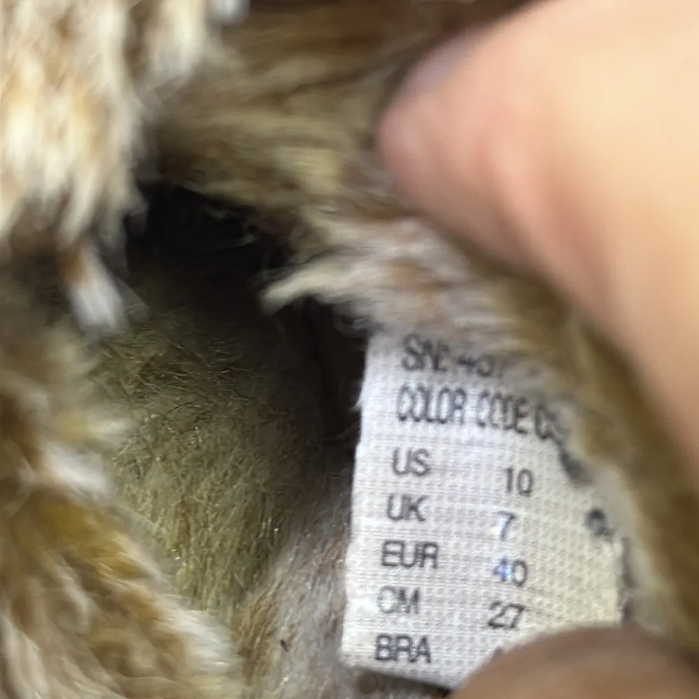 Skechers Womens Fortress Clog Chunky Slipper Slip On Brown with Faux Fur Size 10 - Image 8