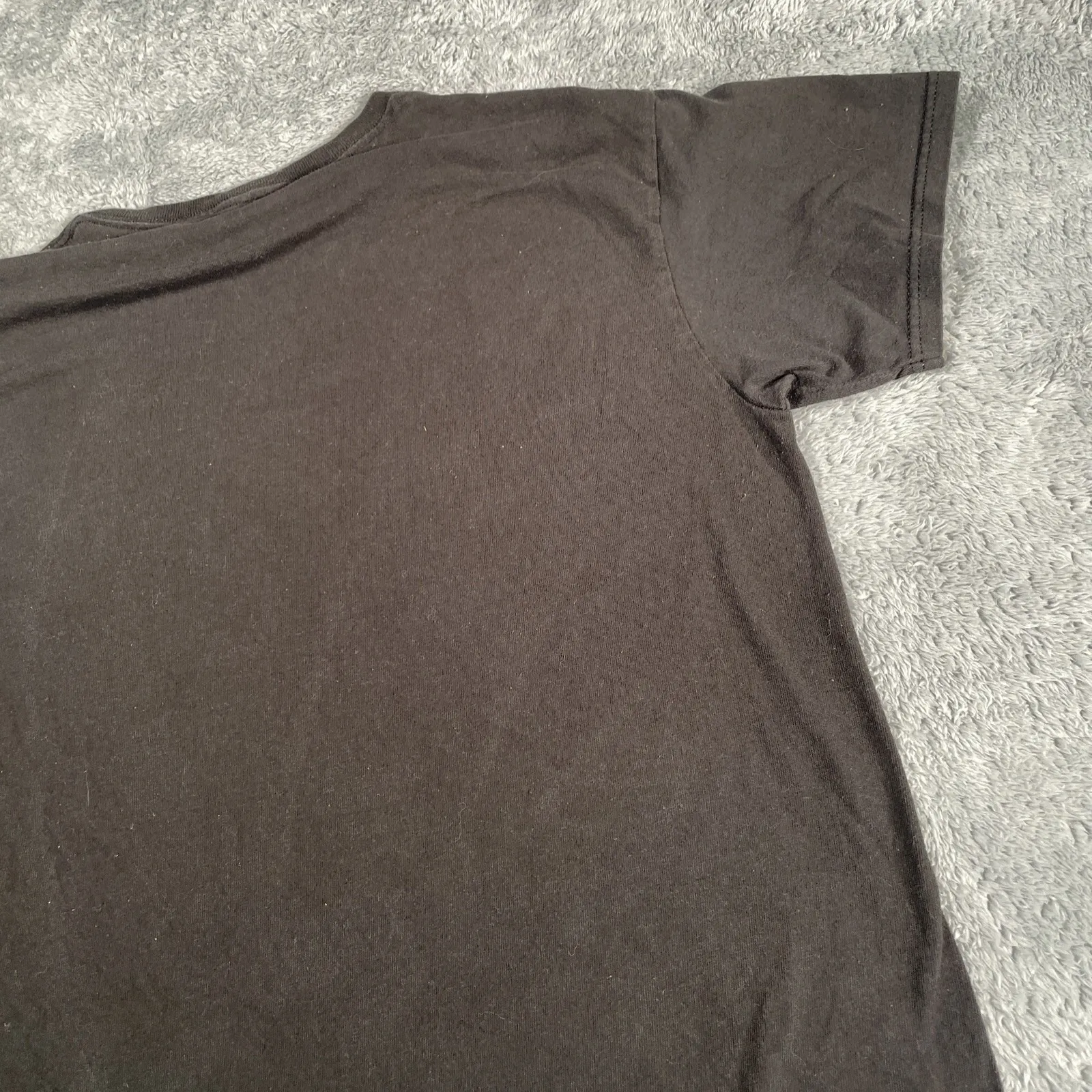 Y2K Tee Shirt SZ L Bratz 2000s Graphic Grunge Fairy Skater Black Neon MGA Size L - Image 10