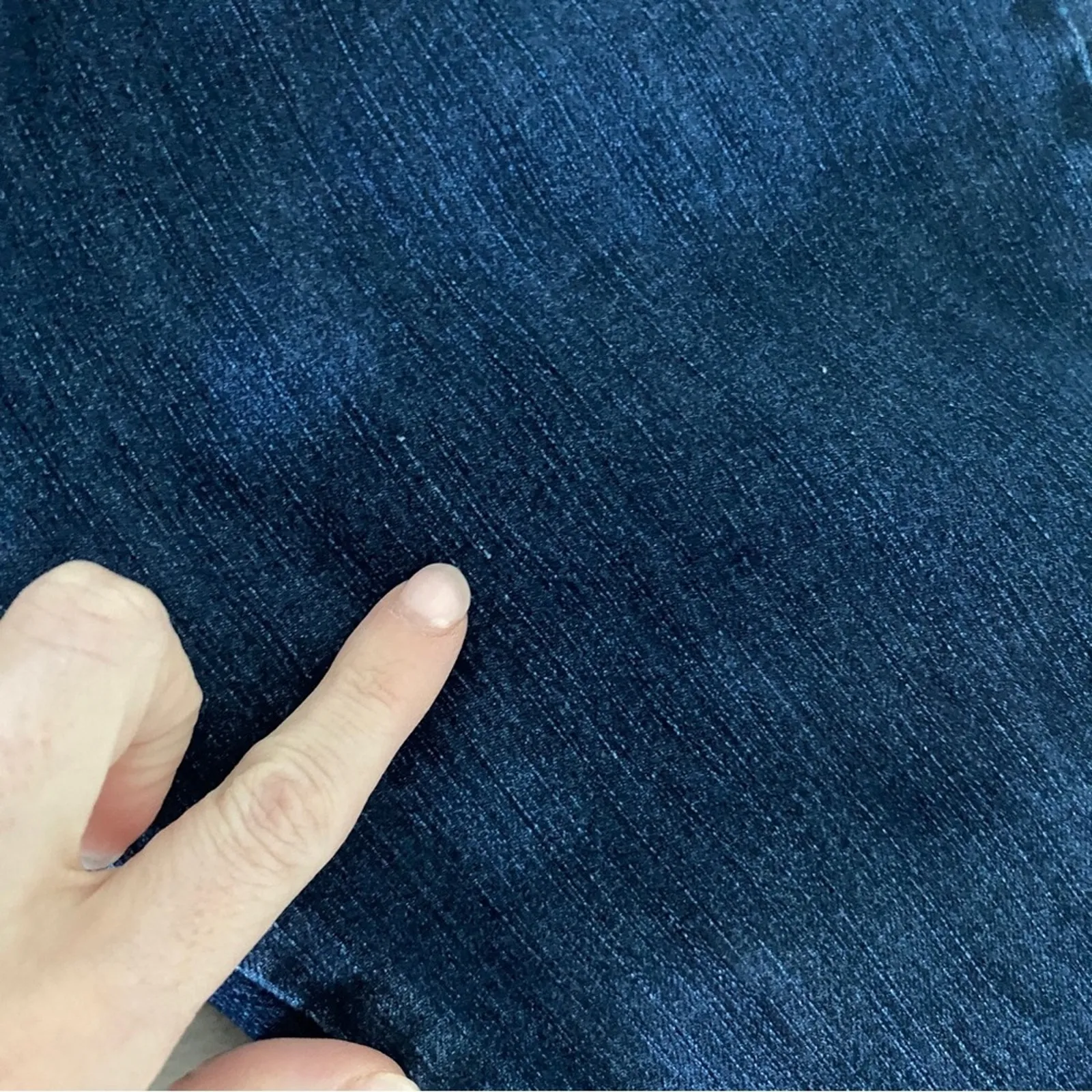 Soft Surroundings Pull-on Elastic Waist Dark Wash Skinny Jeans Jegging XS Petite - Image 12