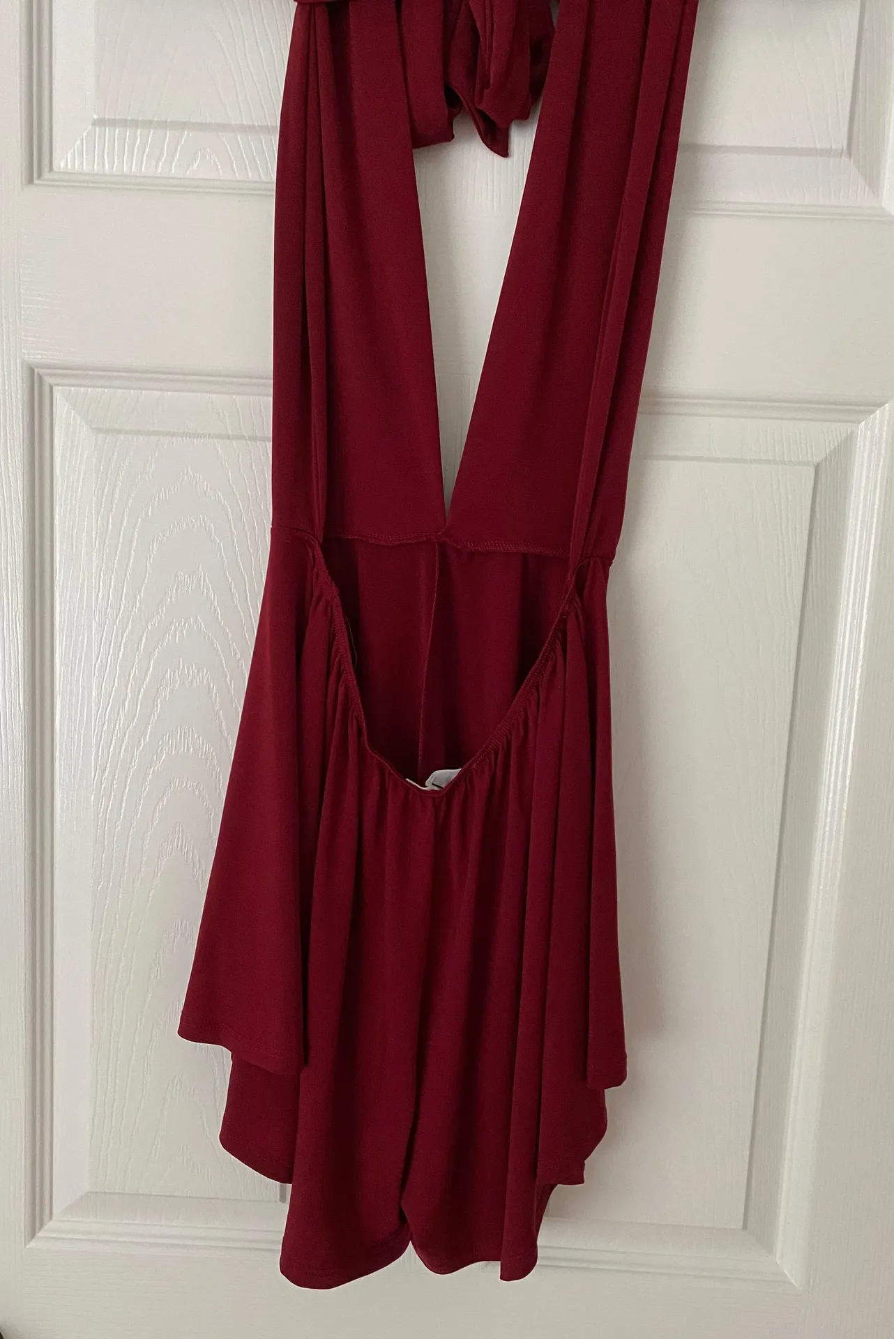 American Threads Crimson Wrap Romper - Image 4