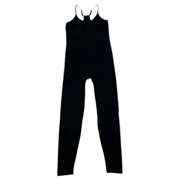 Victoria's Secret Pink Active Sleeveless Bodysuit 1 Piece Black Athleisure Sz‎ M - Image 7