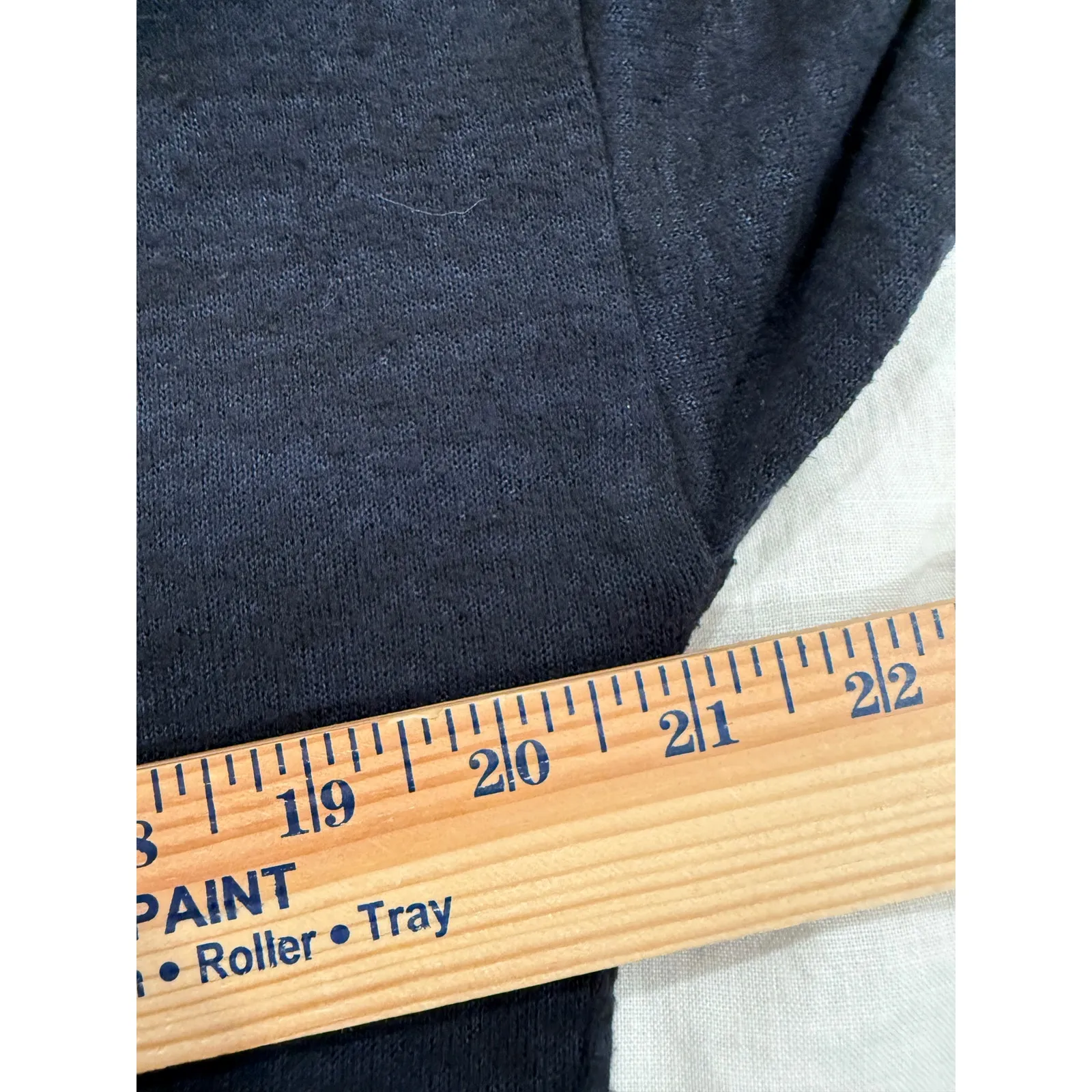 Abercrombie & Fitch Long Sleeve Plunge V-Neck Surplice Top Black Women's Medium - Image 5