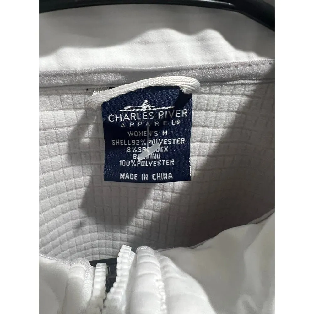 Canon EOS White Soft Shell Jacket Women Medium Charles River Promo Photography - Image 4