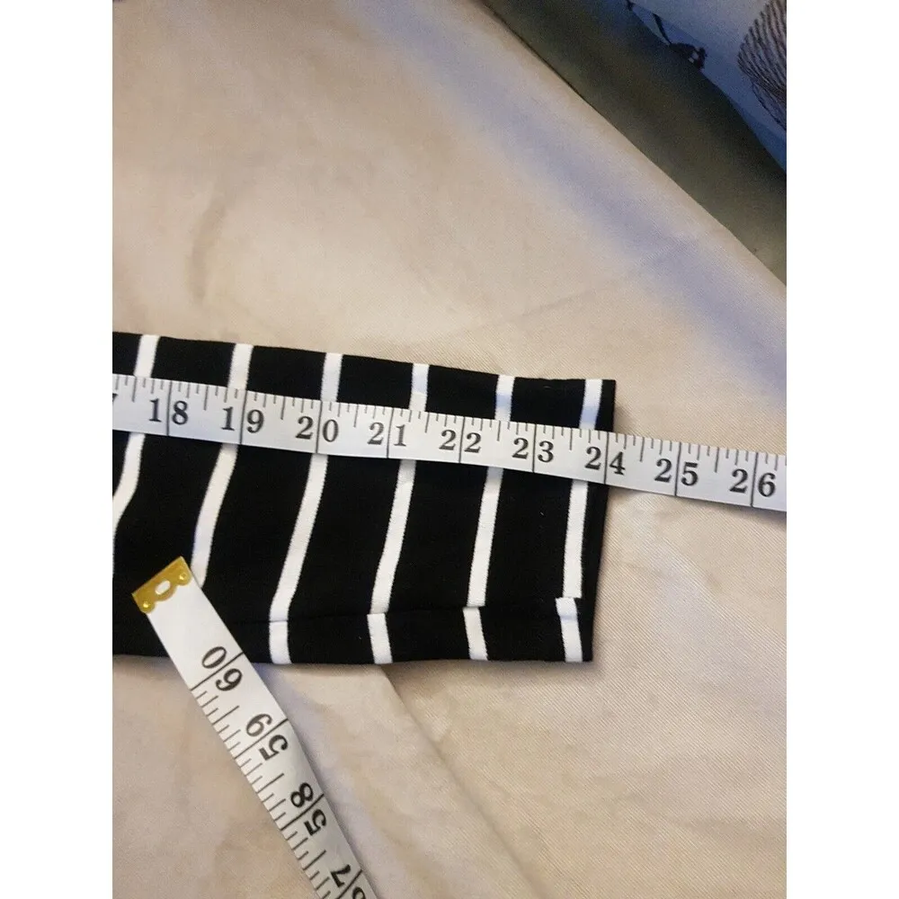 Old Navy Womens Dress Sz Small Striped Ruffle Preppy Punk Gothic Emo Skater - Image 14