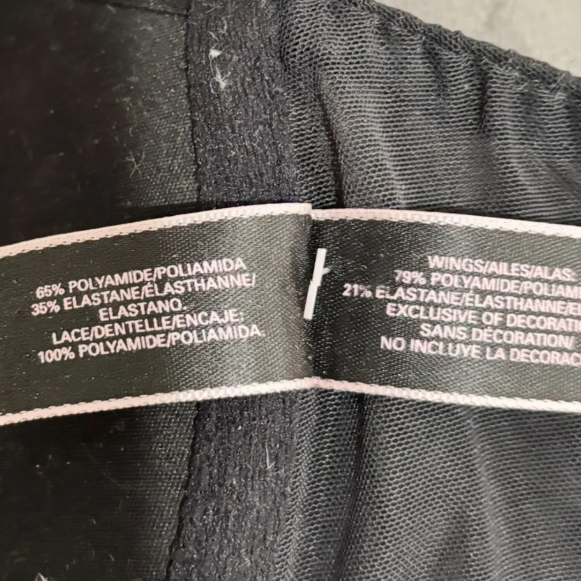 Victoria’s Secret Very Sexy Push-Up Black Lace Overlay Bra w/Lacy Strappy Back - Image 10