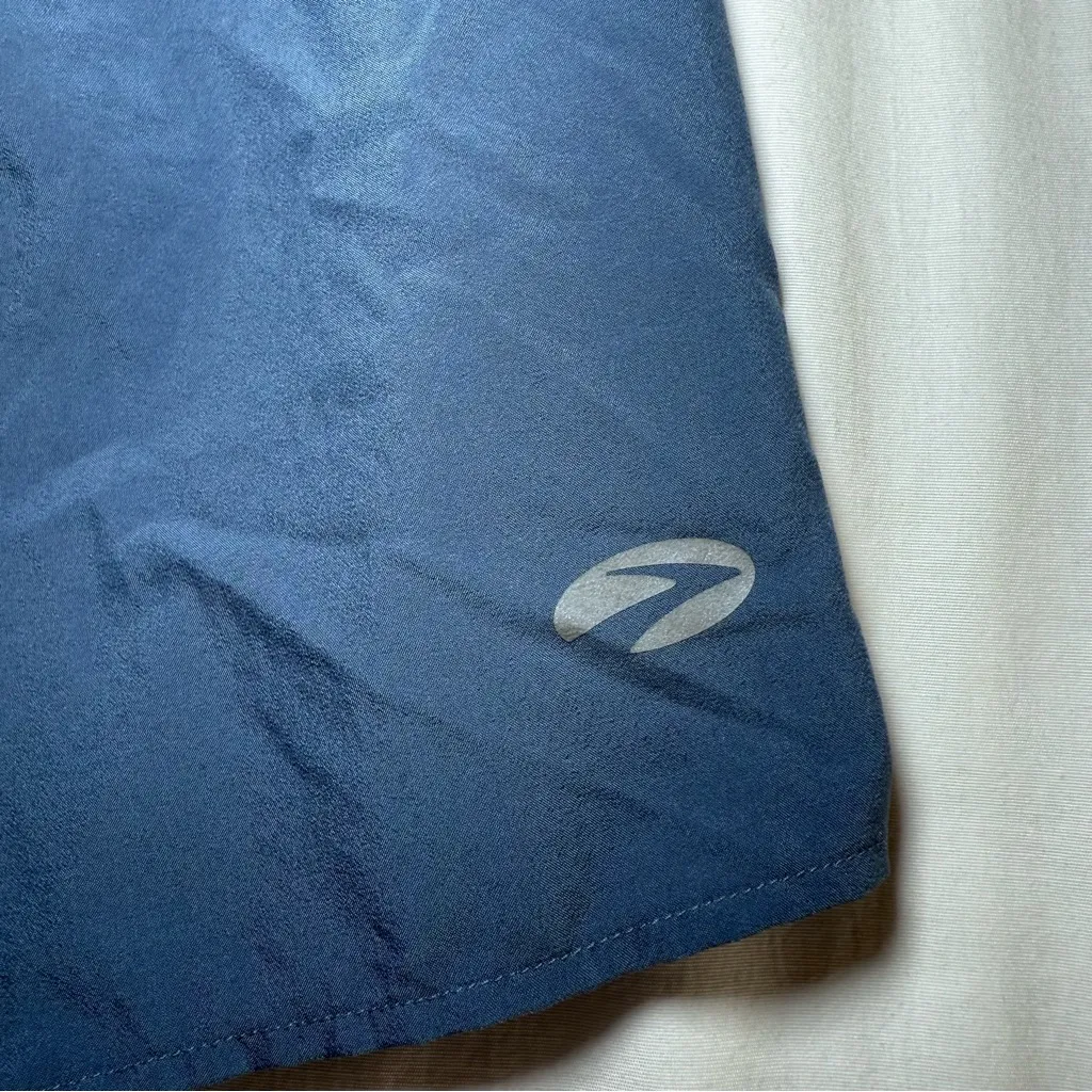 Brooks Athletic Lined Shorts Womens Size XL Blue 3.5” Inseam Running Walking - Image 2