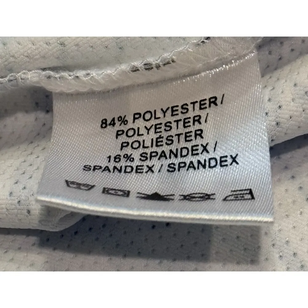 Fairway & Greene 1/4 Zip Pullover & Skort Geometric Print Golf Performance Small White - Image 9