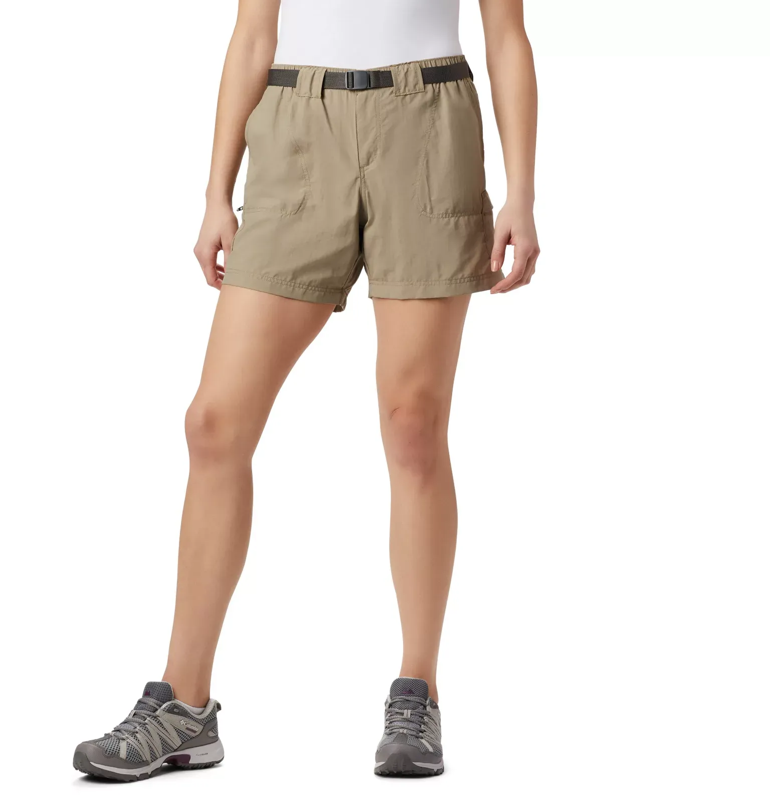 Columbia Women's Sandy River™ Cargo Shorts - Khaki/Tusk - S - Image 5