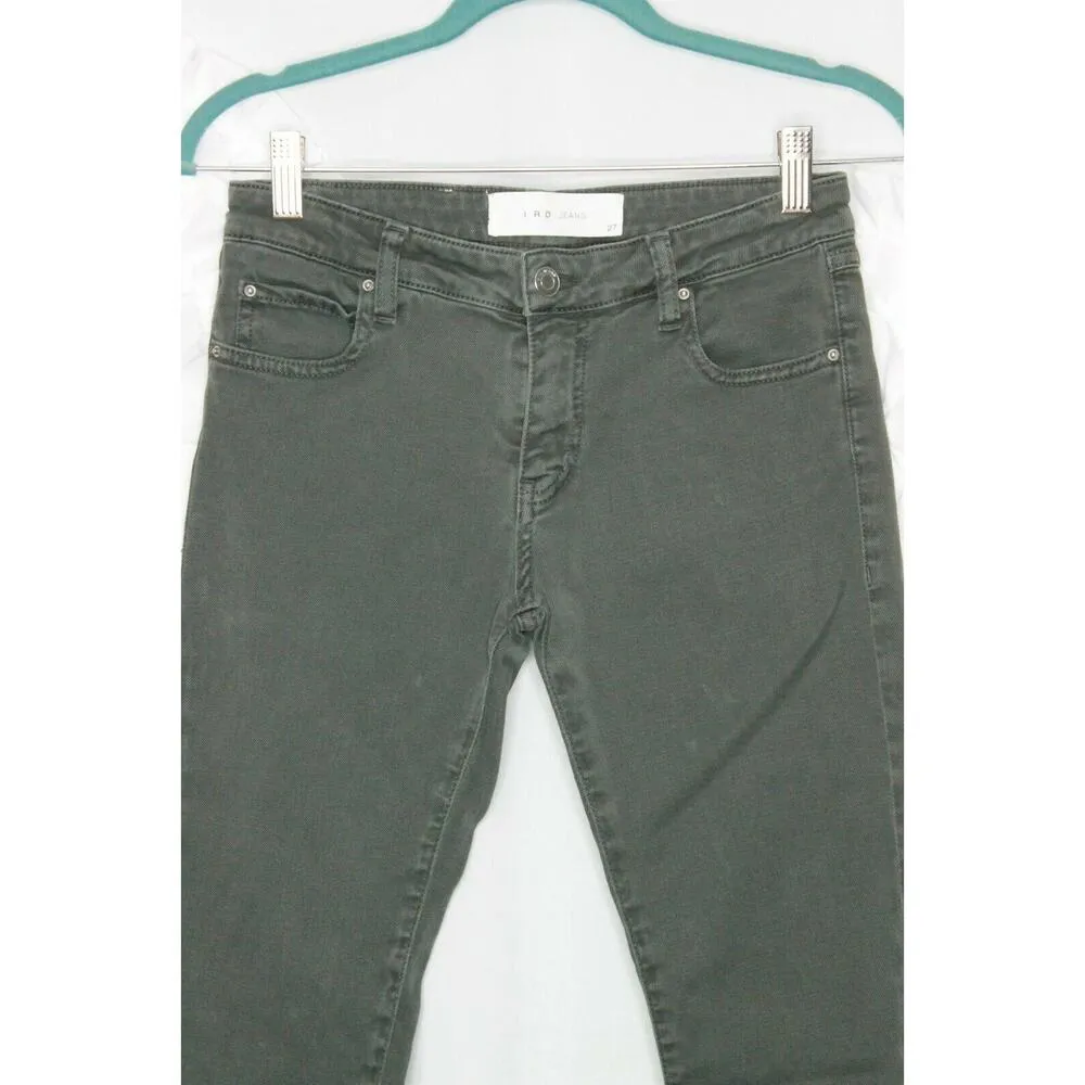 IRO Jeans Womens Size 27 x 30 Skinny Gray Classic 5 Pocket Design Stretch - Image 3