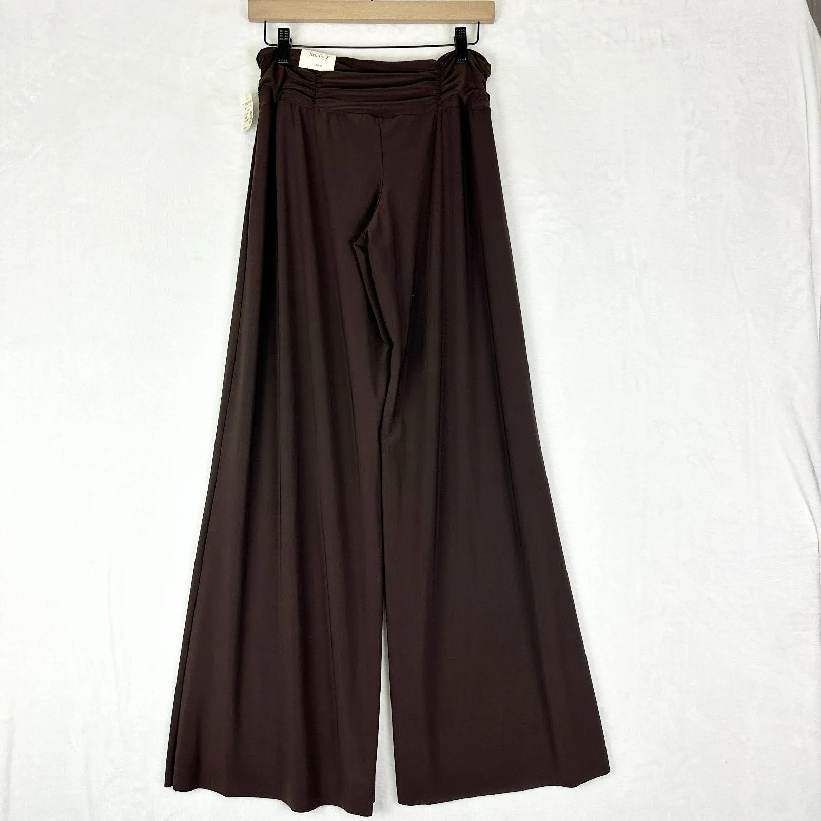 Vintage Maurices Studio Y Y2K Palazzo Wide Leg Pants Size Large NEW NOS Rave - Image 2