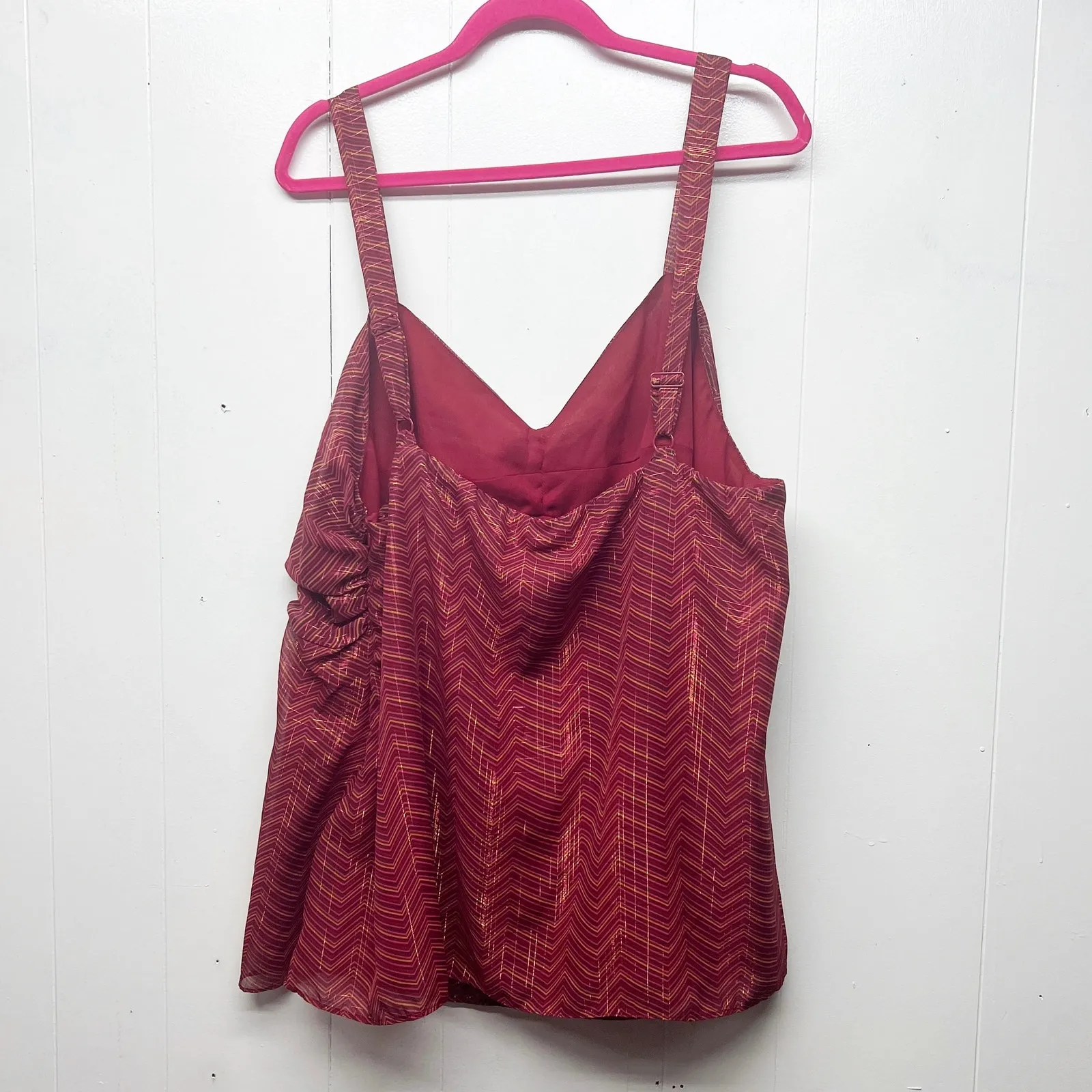 Lane Bryant Metallic Sleeveless Women's Top Size 28 Party Event Evening Dressy - Image 5