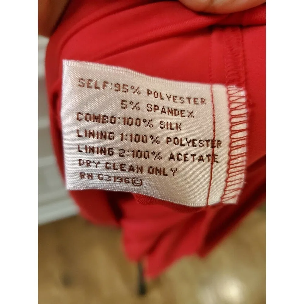 Suzi Chin For Maggy Polyester Scoop Neck Dress - Image 9