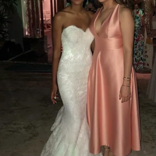 BHLDN Midi Satin Bridesmaid Dress  - Image 9