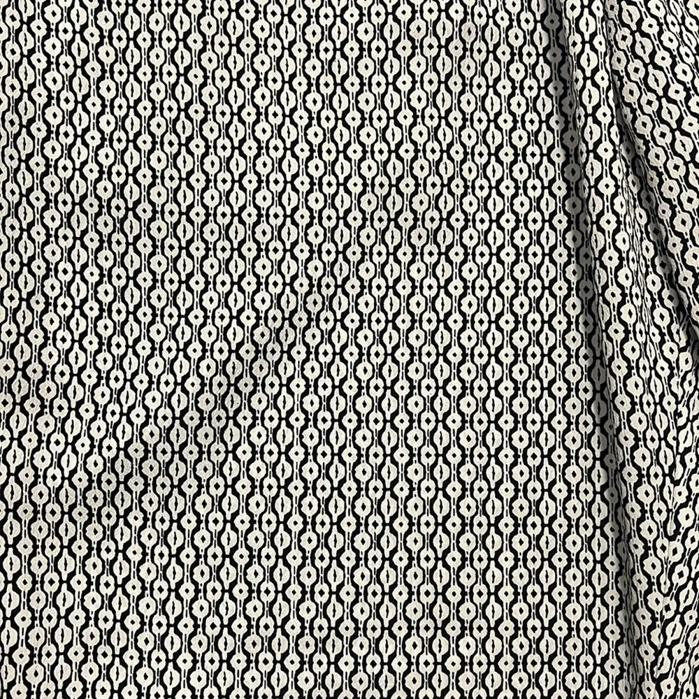 H&M black and white patterned trousers comfortable work pants - Image 3