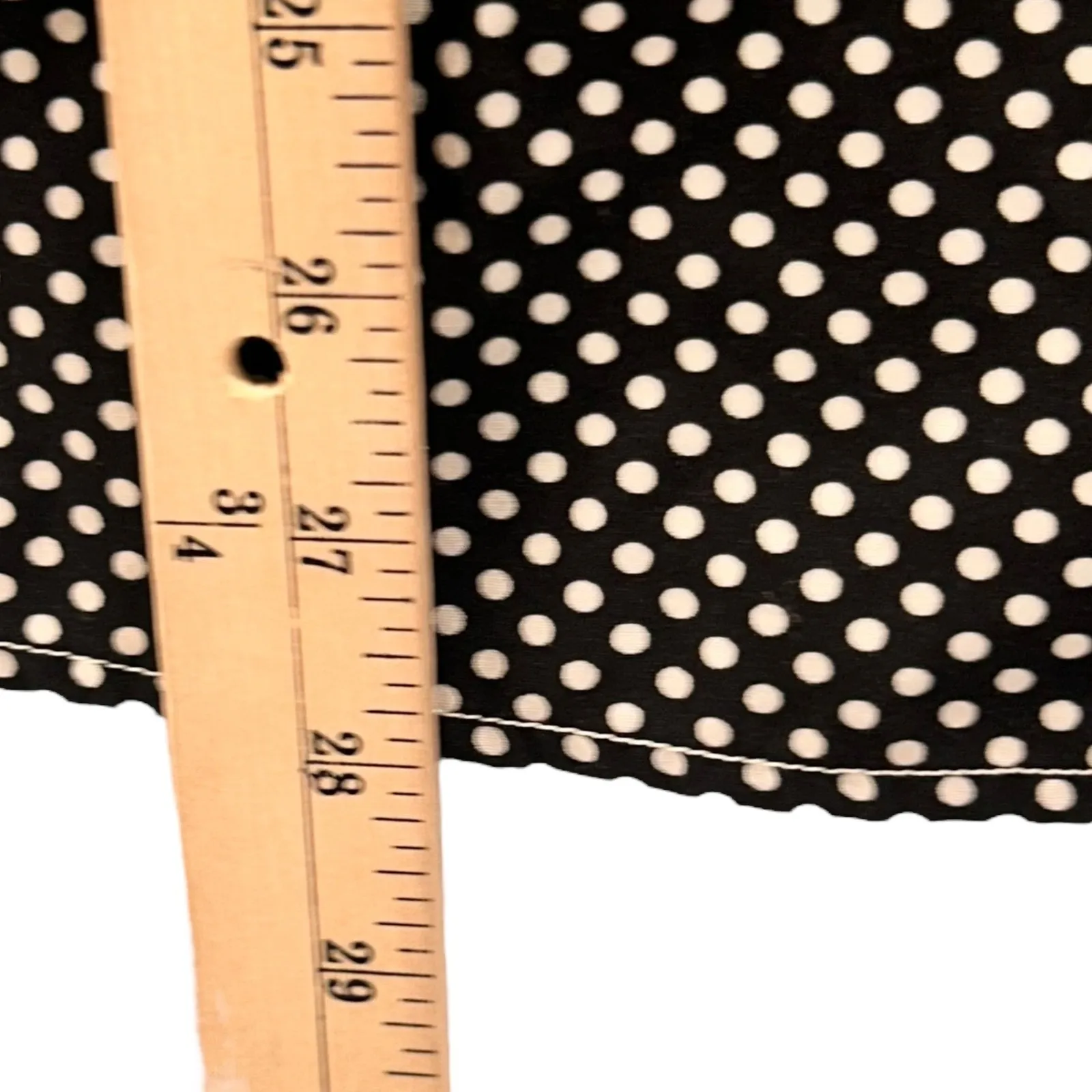 Foxcroft  Polka Dot‎ Button Up Top Black 18W - Image 15