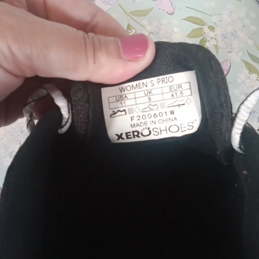 Xero Women's Prio Athletic Shoes Black N White Minimilist Size 11 W - Image 6