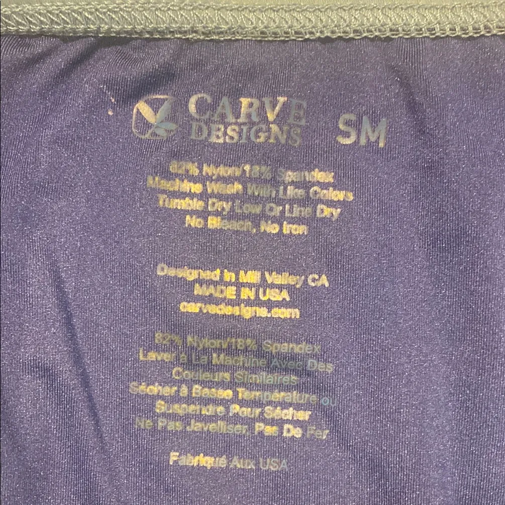 Carve Designs Slate and Navy Bikini Set - Image 4