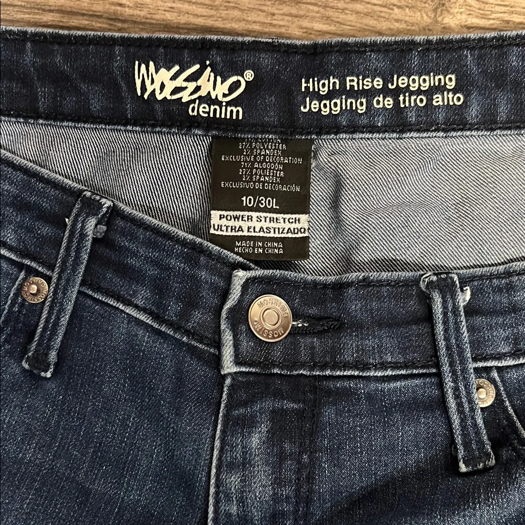 Mossimo Supply Co. Dark Blue Straight Leg Jeans Size undefined - Image 3